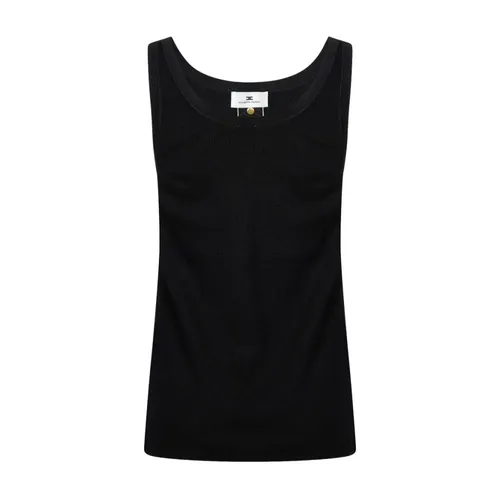 Tops > Sleeveless Tops - - Elisabetta Franchi - Modalova