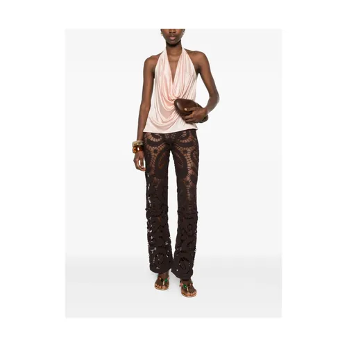 Trousers > Straight Trousers - - Pinko - Modalova