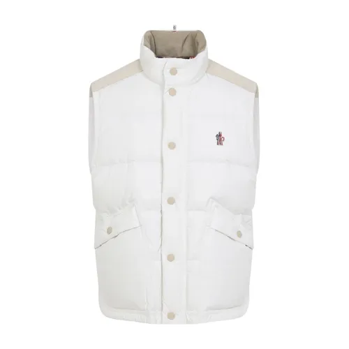 Moncler - Jackets > Vests - White - Moncler - Modalova