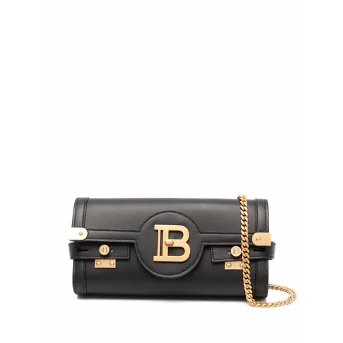 Balmain - Bags > Clutches - Black - Balmain - Modalova