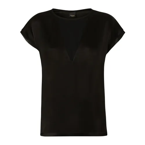 Pinko - Tops > T-Shirts - Black - Pinko - Modalova