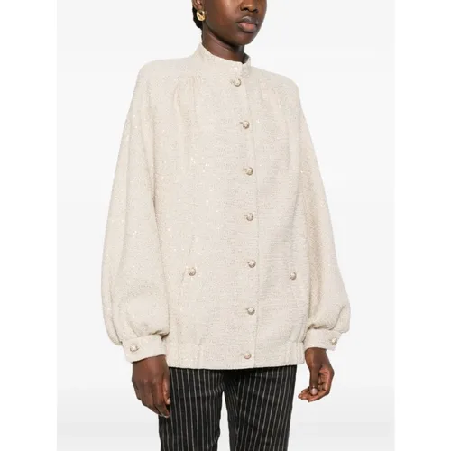 Jackets > Tweed Jackets - - Alessandra Rich - Modalova