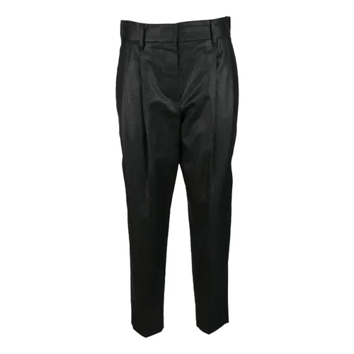 Trousers > Straight Trousers - - Brunello Cucinelli - Modalova