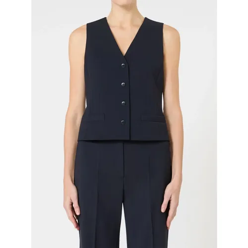 Jackets > Vests - - Max Mara Studio - Modalova