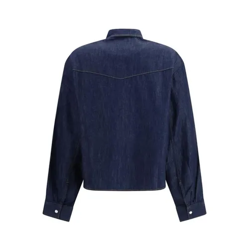 Blouses & Shirts > Denim Shirts - - Khaite - Modalova