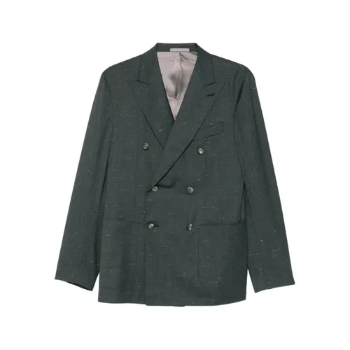 Caruso - Jackets > Blazers - Gray - Caruso - Modalova