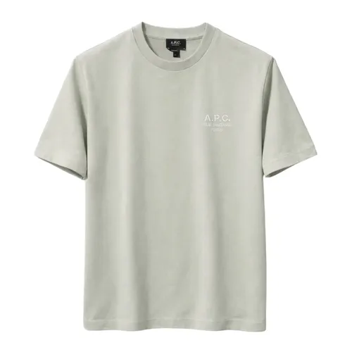 A.p.c. - Tops > T-Shirts - Green - A.p.c. - Modalova