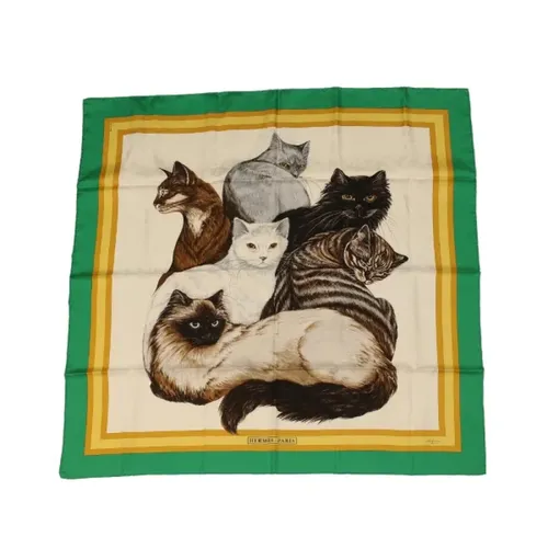 Pre-owned > Pre-owned Accessories > Pre-owned Scarves - - Hermès Vintage - Modalova