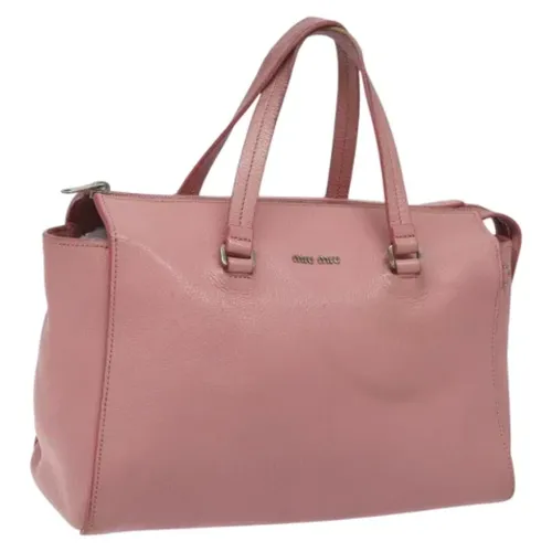 Pre-owned > Pre-owned Bags > Pre-owned Tote Bags - - Miu Miu Pre-owned - Modalova