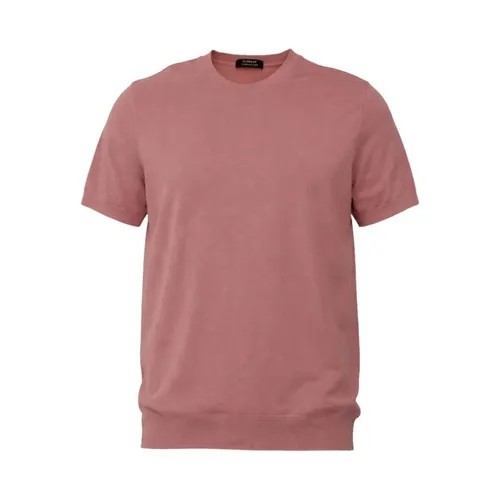 Zanone - Tops > T-Shirts - Pink - Zanone - Modalova