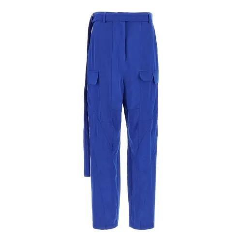 Trousers > Straight Trousers - - Ferragamo - Modalova