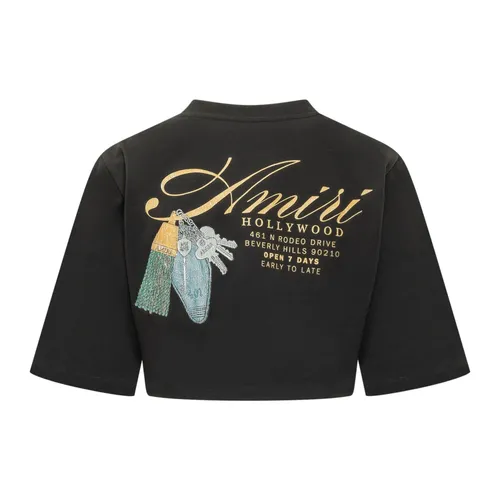 Amiri - Tops > T-Shirts - Black - Amiri - Modalova