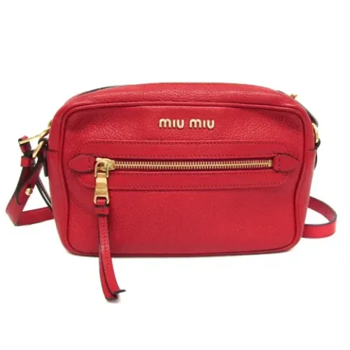 Pre-owned > Pre-owned Bags > Pre-owned Cross Body Bags - - Miu Miu Pre-owned - Modalova