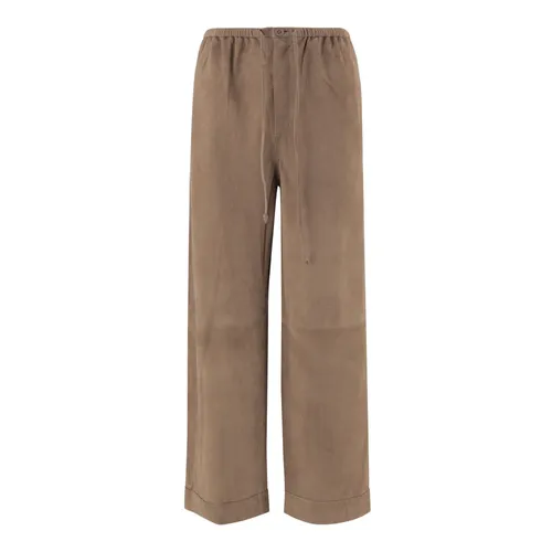 Trousers > Leather Trousers - - By Malene Birger - Modalova
