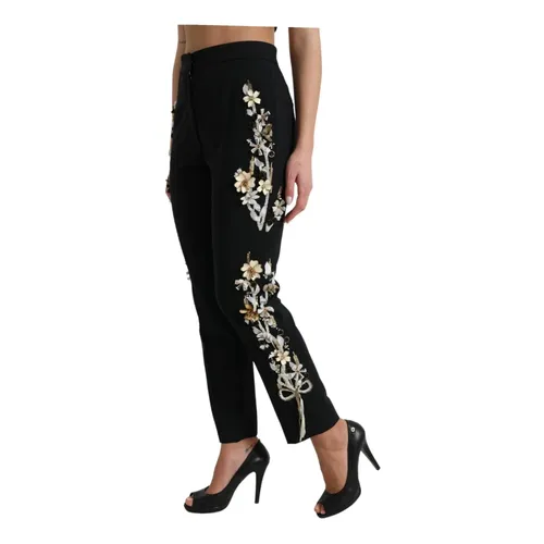 Trousers > Slim-fit Trousers - - Dolce & Gabbana - Modalova