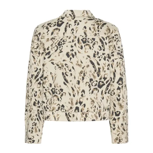 Jackets > Denim Jackets - - Cream - Modalova