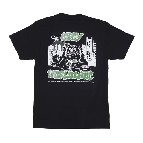 Obey - Tops > T-Shirts - Black - Obey - Modalova
