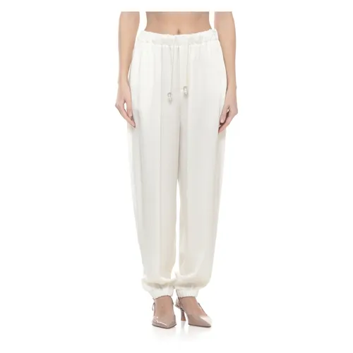 Trousers > Straight Trousers - - Fabiana Filippi - Modalova