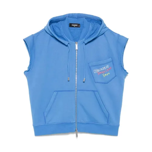 Sweatshirts & Hoodies > Zip-throughs - - Dsquared2 - Modalova