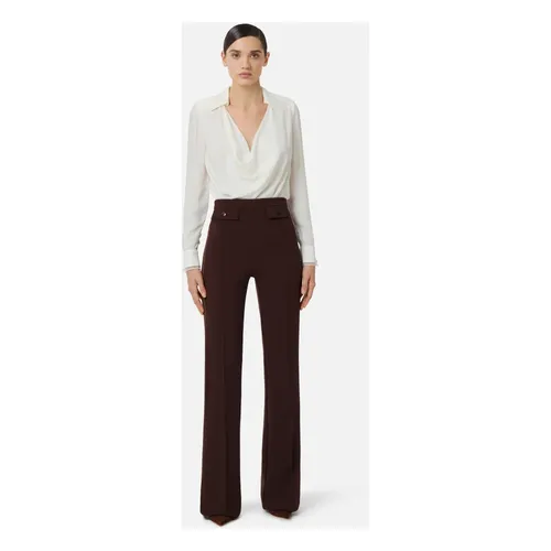 Trousers > Wide Trousers - - Elisabetta Franchi - Modalova