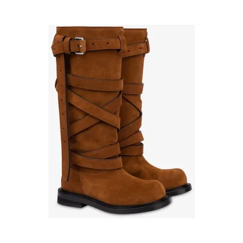 Shoes > Boots > High Boots - - Moschino - Modalova