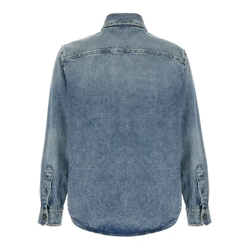Shirts > Denim Shirts - - Versace - Modalova