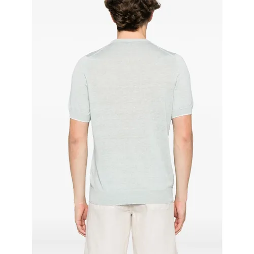 Fedeli - Tops > T-Shirts - Blue - Fedeli - Modalova