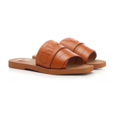 Shoes > Flip Flops & Sliders > Sliders - - Chloé - Modalova