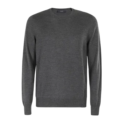 Knitwear > Round-neck Knitwear - - Fay - Modalova