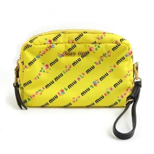 Pre-owned > Pre-owned Bags > Pre-owned Clutches - - Miu Miu Pre-owned - Modalova