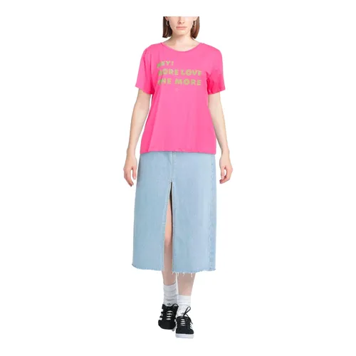 Nenette - Tops > T-Shirts - Pink - Nenette - Modalova