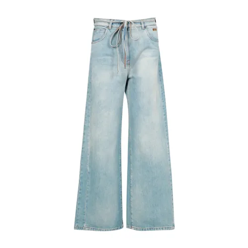 Msgm - Jeans > Wide Jeans - Blue - Msgm - Modalova