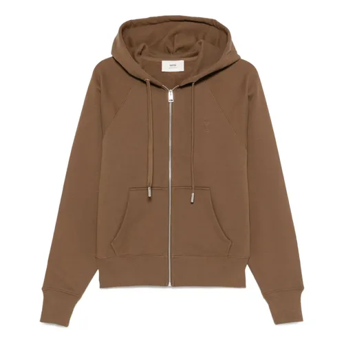 Sweatshirts & Hoodies > Zip-throughs - - Ami Paris - Modalova