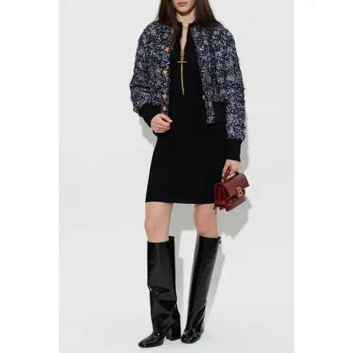 Jackets > Tweed Jackets - - Balmain - Modalova