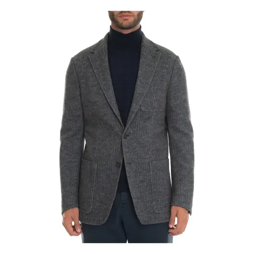 Canali - Jackets > Blazers - Gray - Canali - Modalova