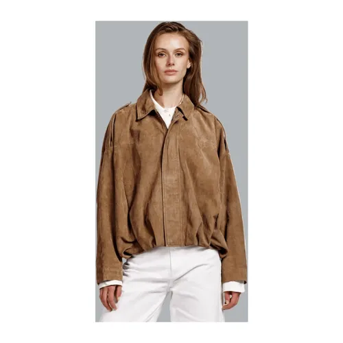 Jackets > Leather Jackets - - Alter Ego - Modalova