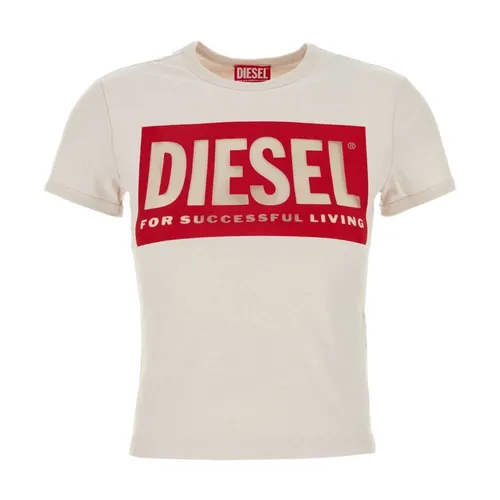 Diesel - Tops > T-Shirts - Beige - Diesel - Modalova