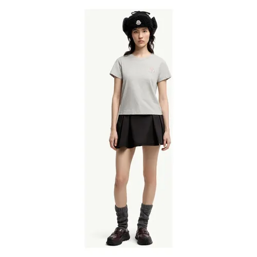 Moncler - Tops > T-Shirts - Gray - Moncler - Modalova