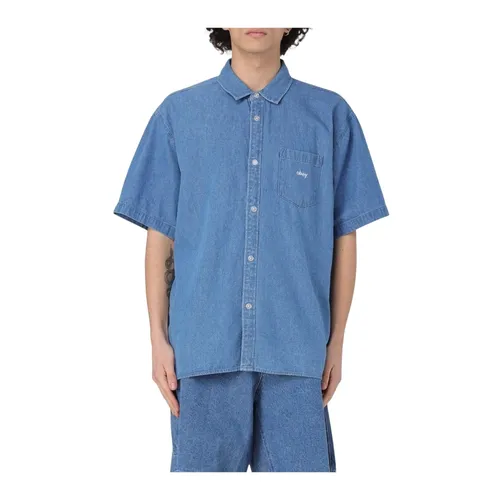 Shirts > Denim Shirts - - Obey - Modalova