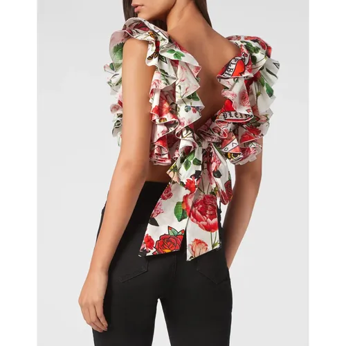 Tops > Sleeveless Tops - - Philipp Plein - Modalova
