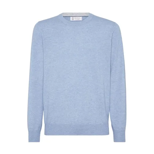 Knitwear > Round-neck Knitwear - - Brunello Cucinelli - Modalova