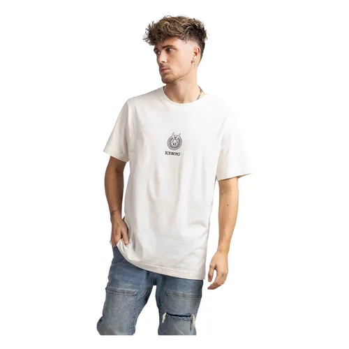Iceberg - Tops > T-Shirts - White - Iceberg - Modalova