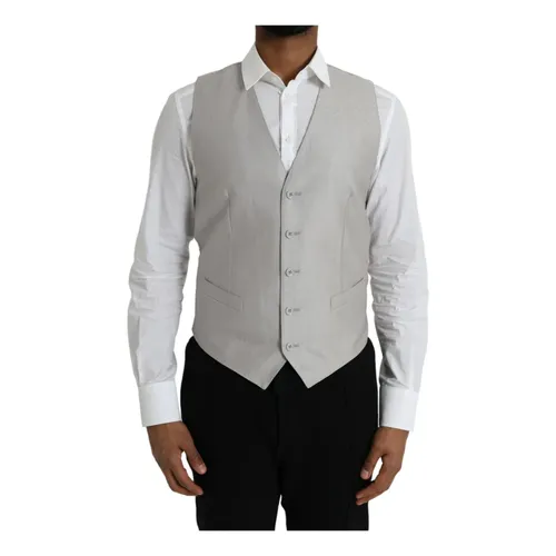 Suits > Suit Vests - - Dolce & Gabbana - Modalova