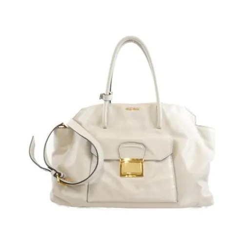 Pre-owned > Pre-owned Bags > Pre-owned Shoulder Bags - - Miu Miu Pre-owned - Modalova