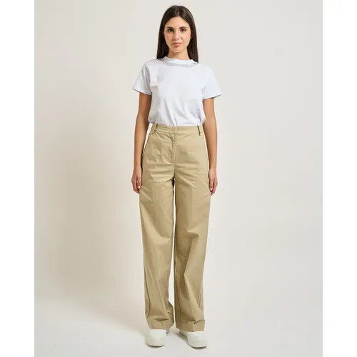 Trousers > Wide Trousers - - Patrizia Pepe - Modalova