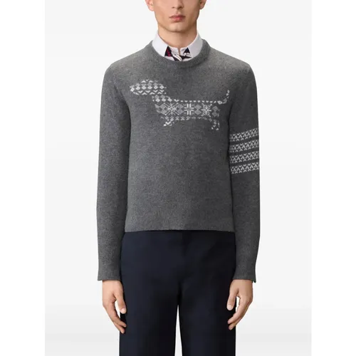 Knitwear > Round-neck Knitwear - - Thom Browne - Modalova