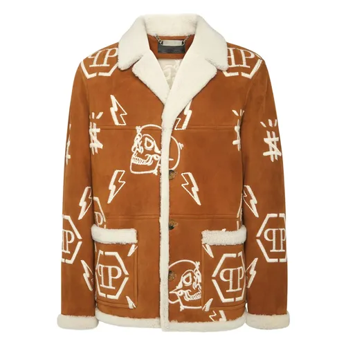 Jackets > Faux Fur & Shearling Jackets - - Philipp Plein - Modalova