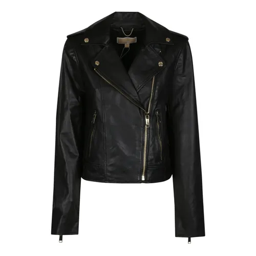 Jackets > Leather Jackets - - Michael Kors - Modalova