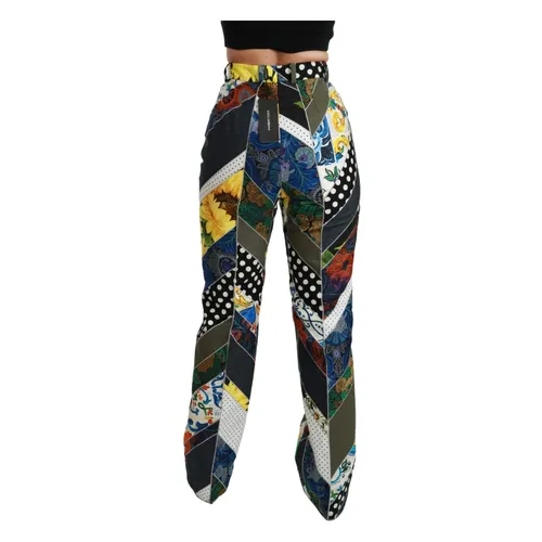 Trousers > Wide Trousers - - Dolce & Gabbana - Modalova