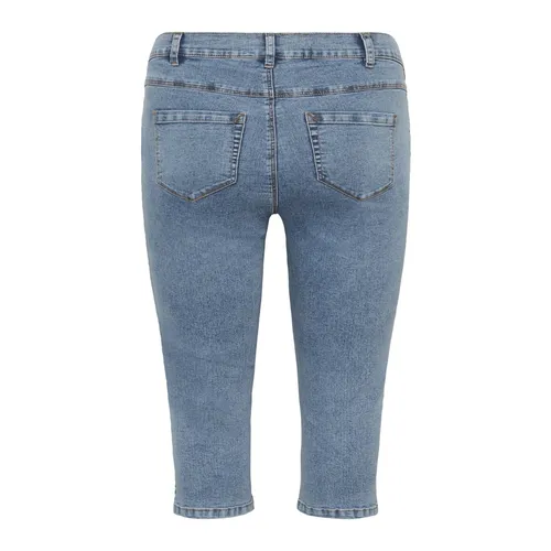 Jeans > Cropped Jeans - - Kaffe Curve - Modalova